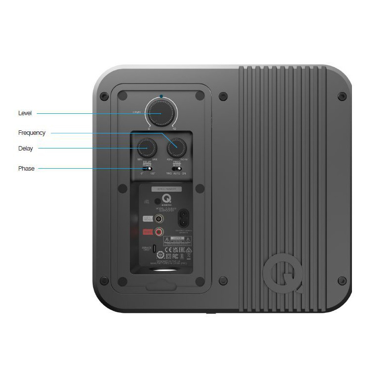 Q Acoustics Q SUB80 aktiv subwoofer med 8