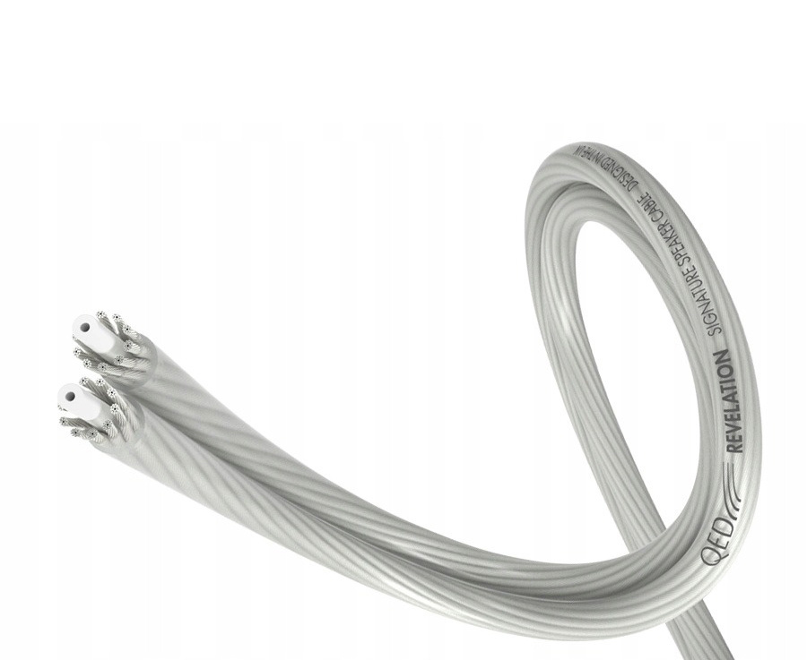 QED Signature Revelation terminerad högtalarkabel, stereopar