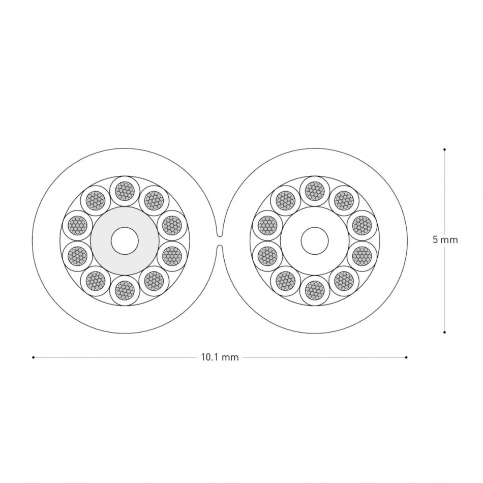QED Signature Revelation terminerad högtalarkabel, stereopar