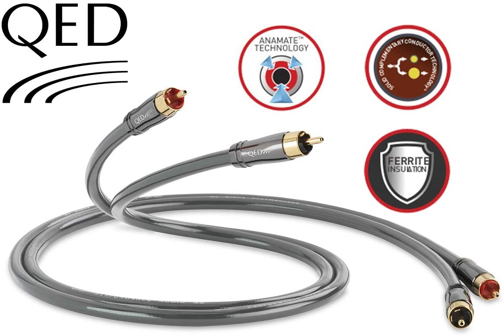 QED Performance Audio 40i RCA ljudkabel, 0.6 meter