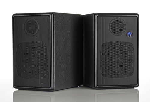 Blue Aura X30 aktiva högtalare, lädersvart par