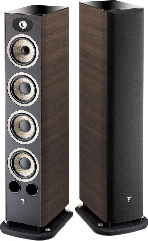 Focal Aria 936 golvhögtalare, mörkt valnötspar (Noyer)