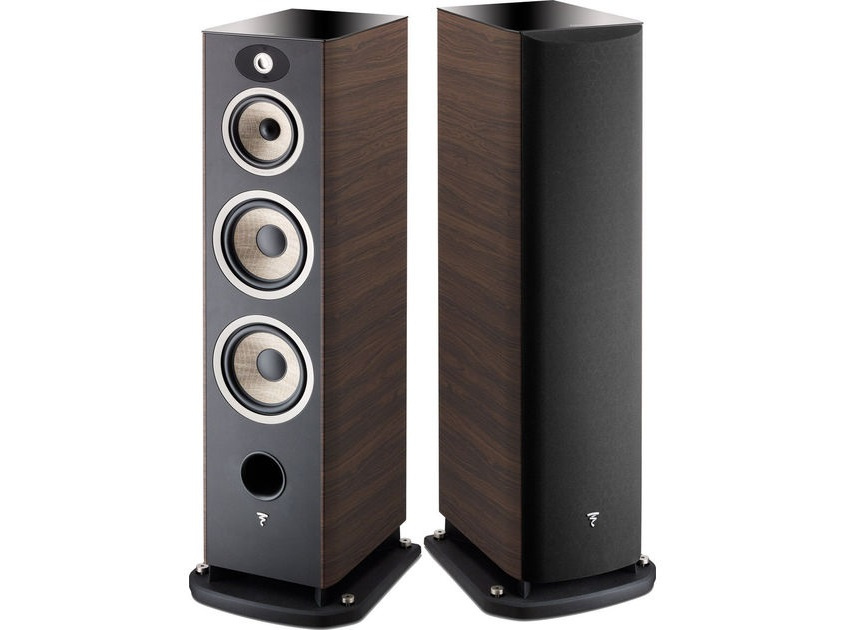 Focal Aria 948 golvhögtalare, mörkt valnötspar (Noyer)