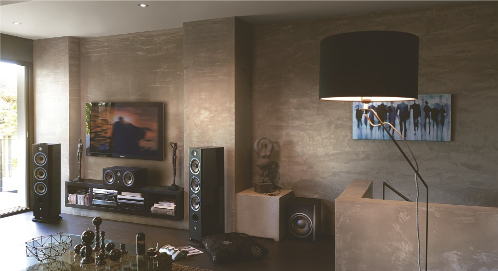 Focal Aria CC900 centerhögtalare, pianosvart