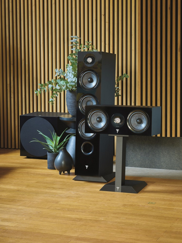 Focal Chora 826-D, golvhögtalare med Dolby Atmos svart par