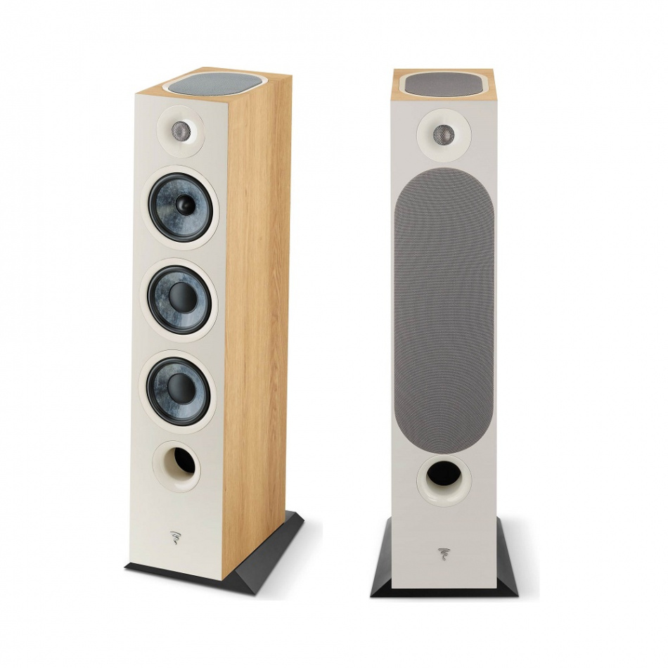 Focal Chora 826-D, golvhögtalare med Dolby Atmos Light Wood par