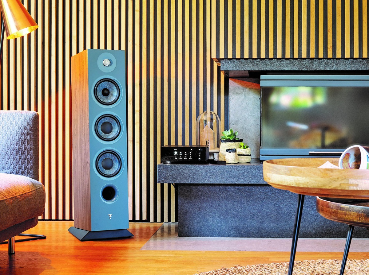 Focal Chora 826 golvhögtalare, Dark Wood par