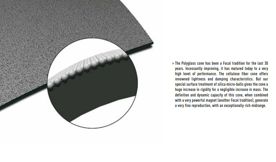 Focal Chorus 716 golvhögtalare, pianosvart par