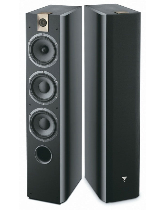 Focal Chorus 726 golvhögtalare, pianosvart par