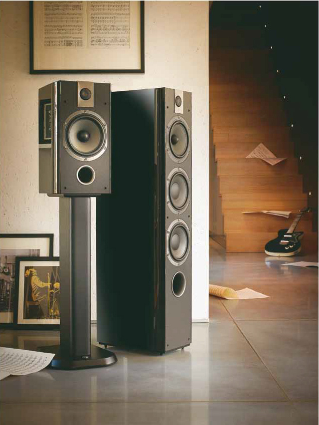 Focal Chorus 726 golvhögtalare, pianosvart par