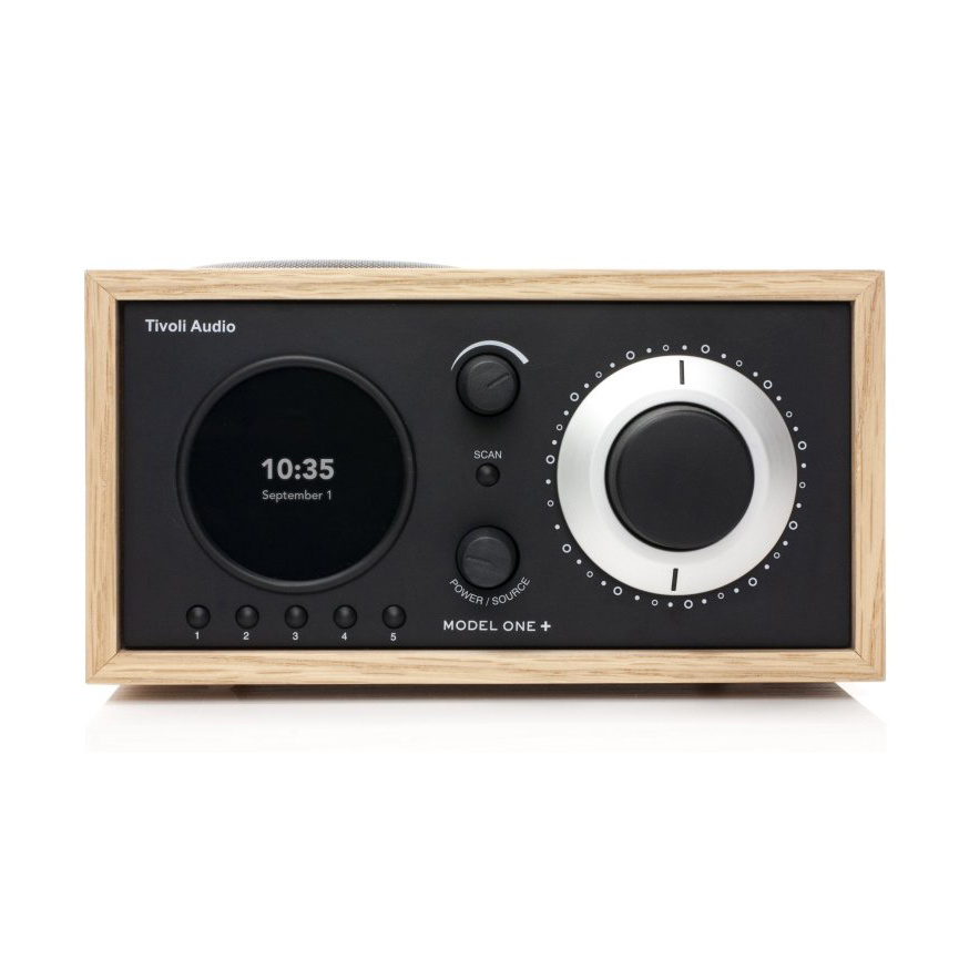 Tivoli Audio Model One+ DAB/FM-radio med Bluetooth, ek/svart