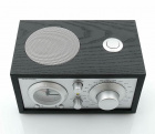 Tivoli Audio Model Three BT USB, bordsradio med Bluetooth svart/silver