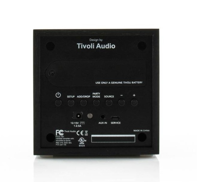 Tivoli Audio Cube, Wifi-högtalare med Bluetooth svart