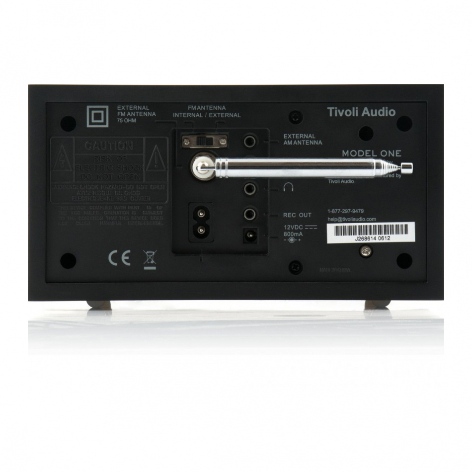 Tivoli Audio Model One, FM-bordsradio svart/svart