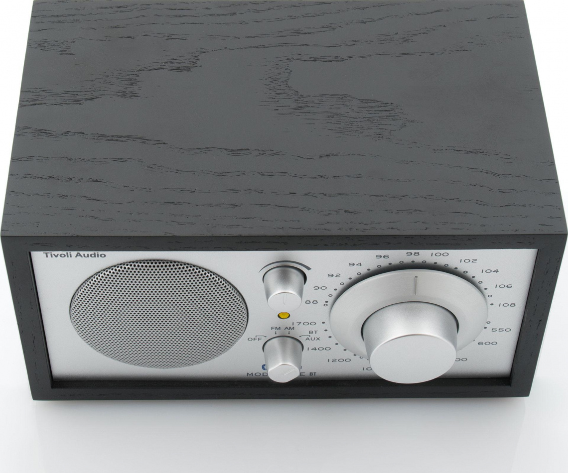 Tivoli Audio Model One BT, bordsradio med Bluetooth svart/silver