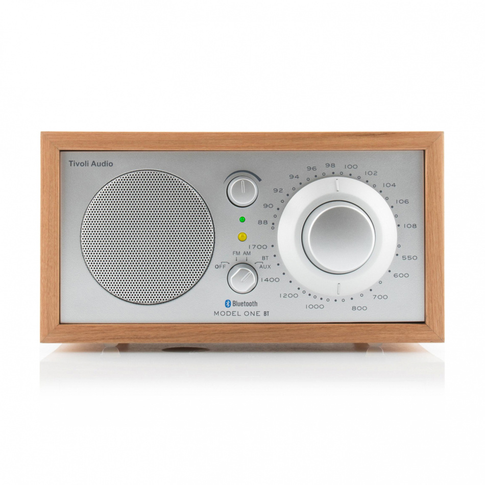 Tivoli Audio Model One BT, bordsradio med Bluetooth körsbär/silver