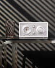 Tivoli Audio Model Three BT USB, bordsradio med Bluetooth vit/silver