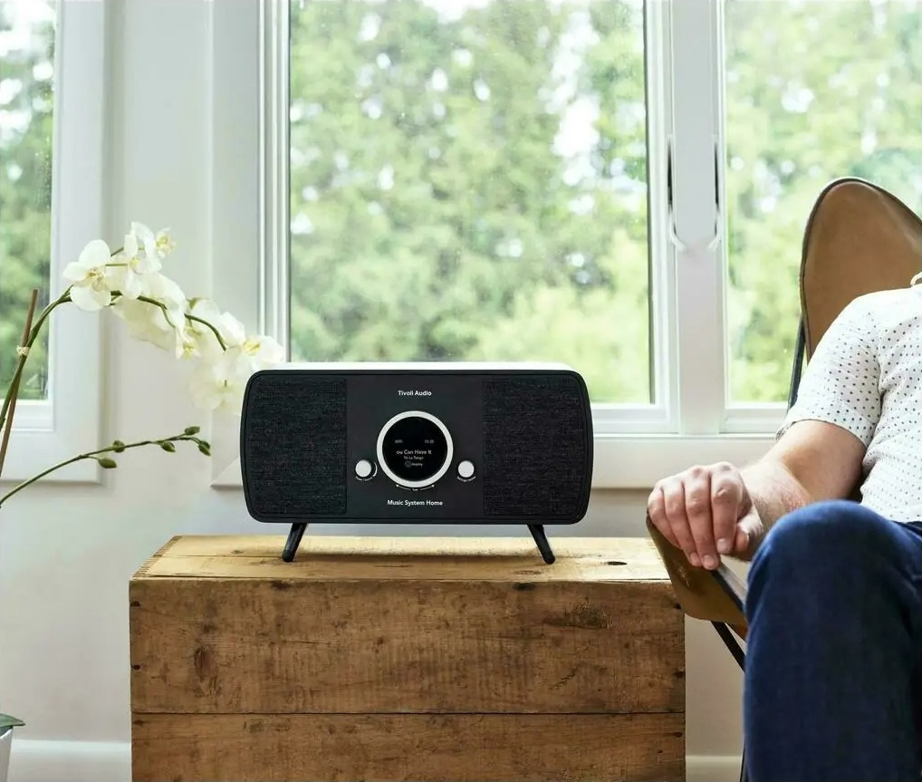 Tivoli Audio Music System Home Gen2 med Chromecast & AirPlay 2, svart