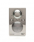 Tivoli Audio PAL BT gen 2, vattentlig FM-radio med Bluetooth, krom