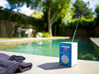 Tivoli Audio PAL+ BT, DAB/FM-radio med Bluetooth, blå/vit Tivoli Audio PAL+ BT, DAB/FM-radio med Bluetooth, blå/vit