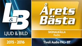 Tivoli Audio PAL+ BT, DAB/FM-radio med Bluetooth, blå/vit
