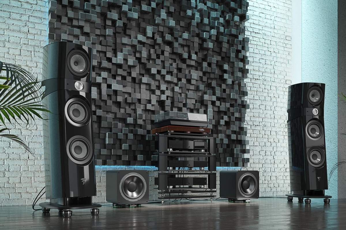 IsoAcoustics Aperta Sub, vibrationsdämpning för subwoofer 36 kg