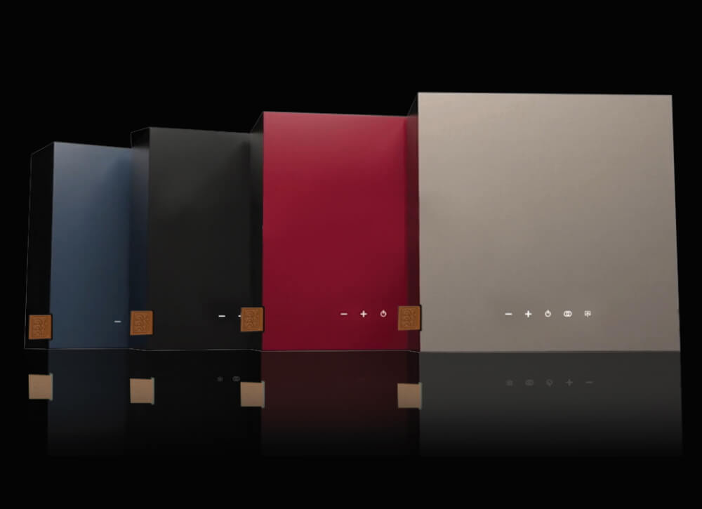 Morel Högtalare med Bluetooth & anpassad för Ikea Kallax, svart