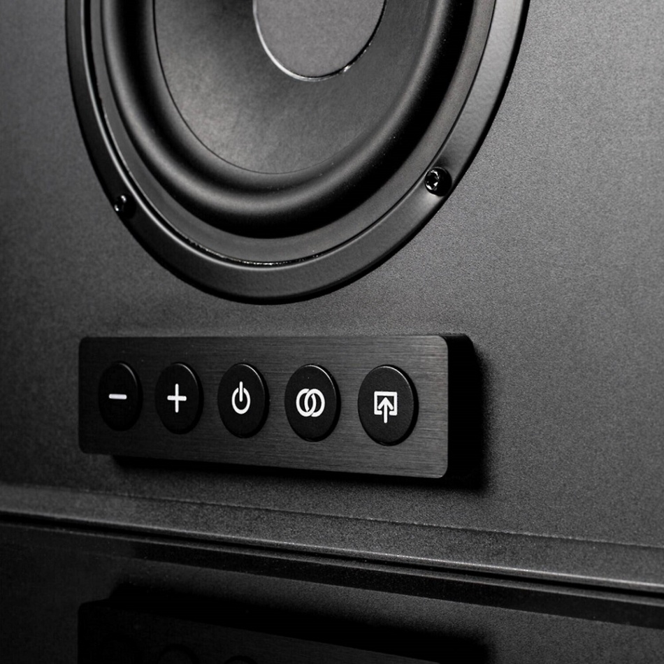 Morel Högtalare med Bluetooth & anpassad för Ikea Kallax, svart