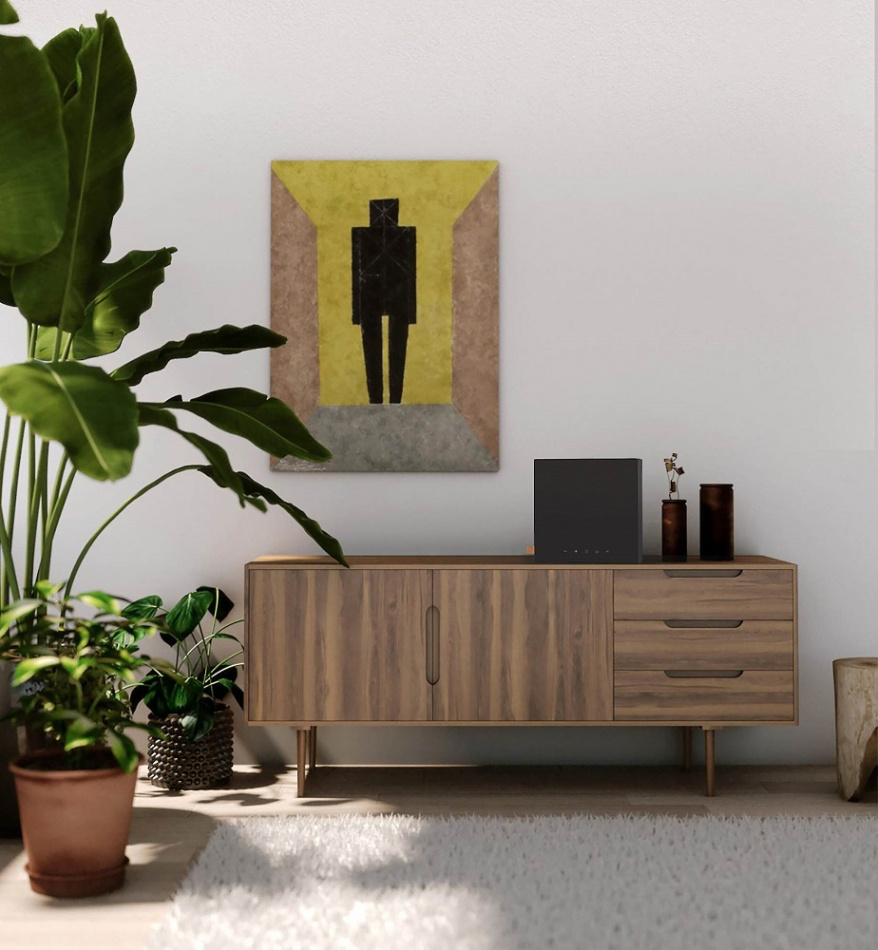 Morel Högtalare med Bluetooth & anpassad för Ikea Kallax, svart