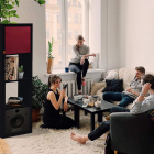 Morel Högtalare med Bluetooth & anpassad för Ikea Kallax, röd Morel Högtalare med Bluetooth & anpassad för Ikea Kallax, röd