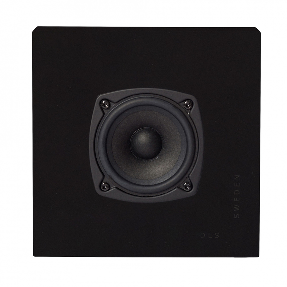DLS Flatbox Slim Mini vägghögtalare, mattsvart styck