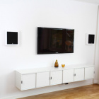 DLS Flatbox Mini vägghögtalare, mattvit styck DLS Flatbox Mini vägghögtalare, mattvit styck