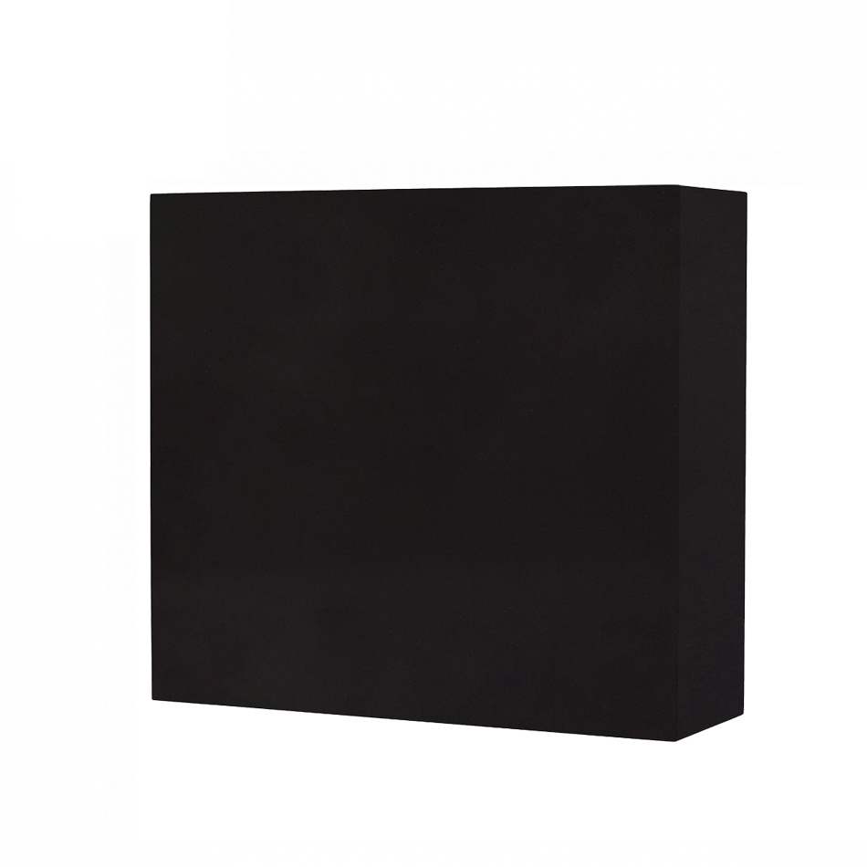 DLS Flatsub Midi väggmonteringsbar aktiv subwoofer, mattsvart