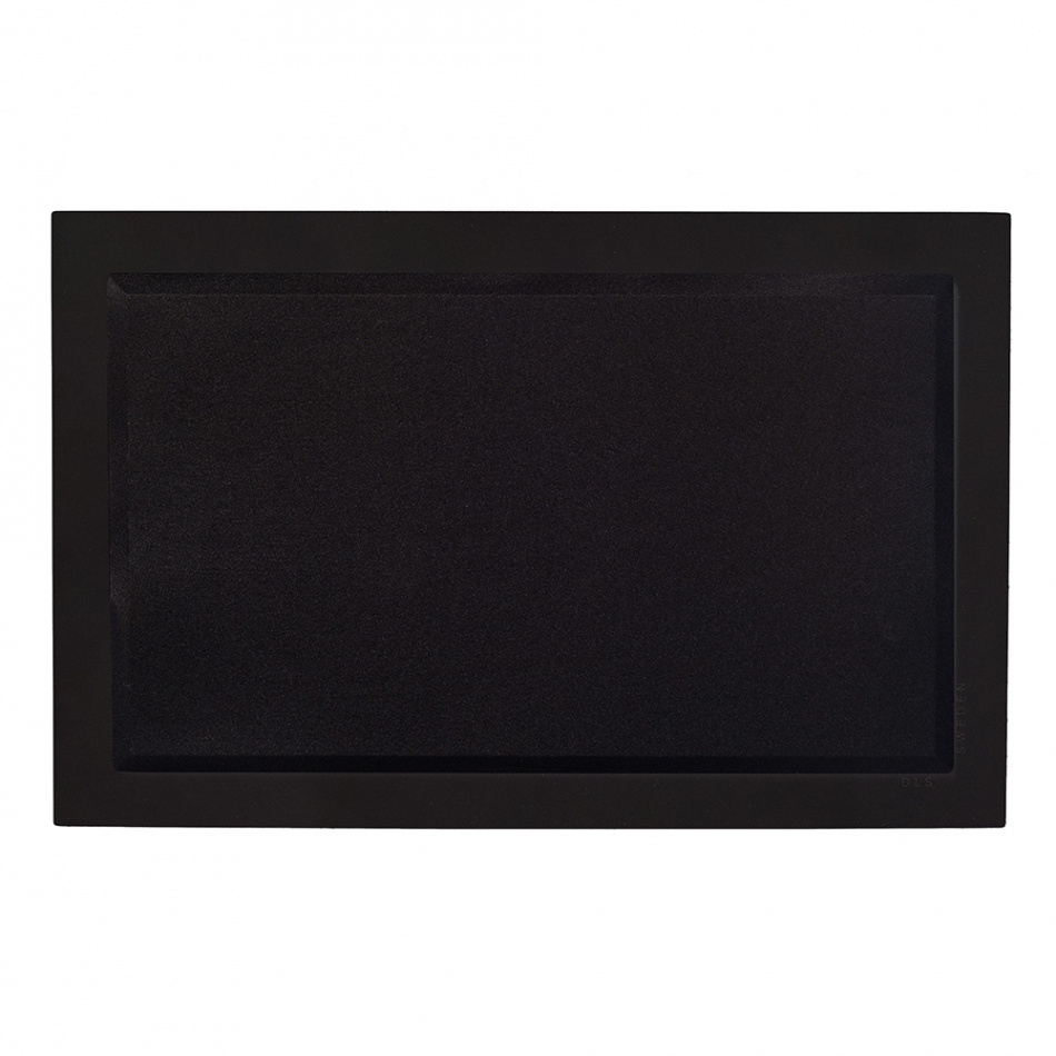 DLS Flatsub 8.2 väggmonteringsbar aktiv subwoofer, mattsvart