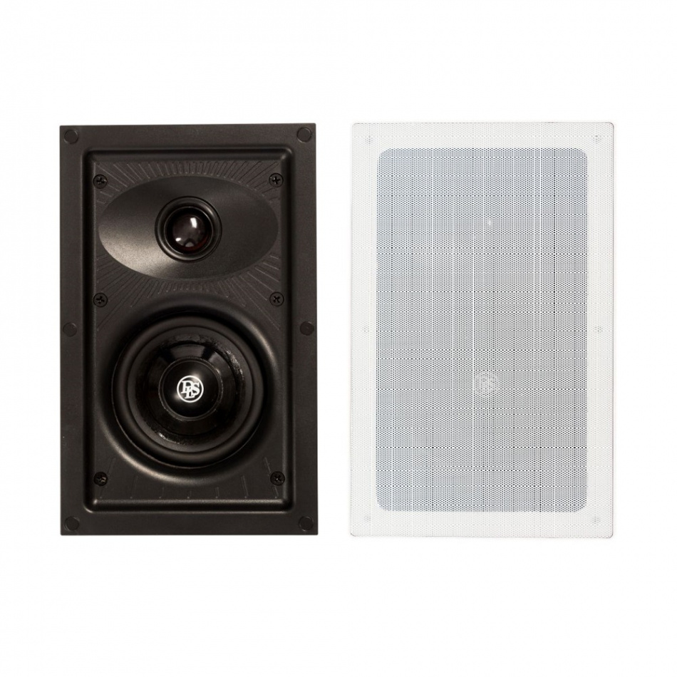 DLS IW 2.4 inbyggnadshögtalare för vägg, par