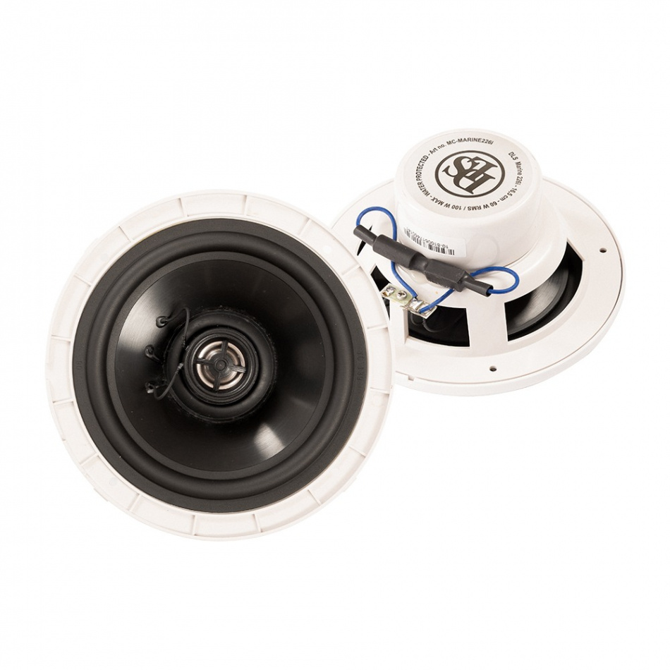 DLS Marine 226i marin inbyggnadshögtalare, vitt par