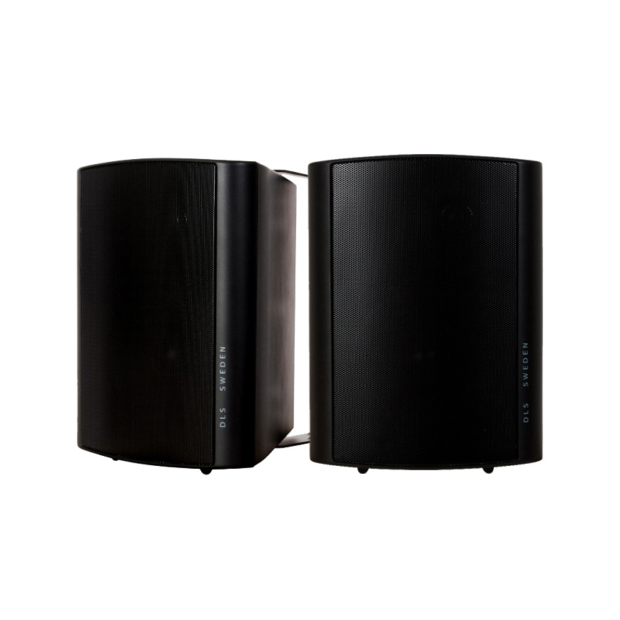 DLS MB6i utomhushögtalare, svart par
