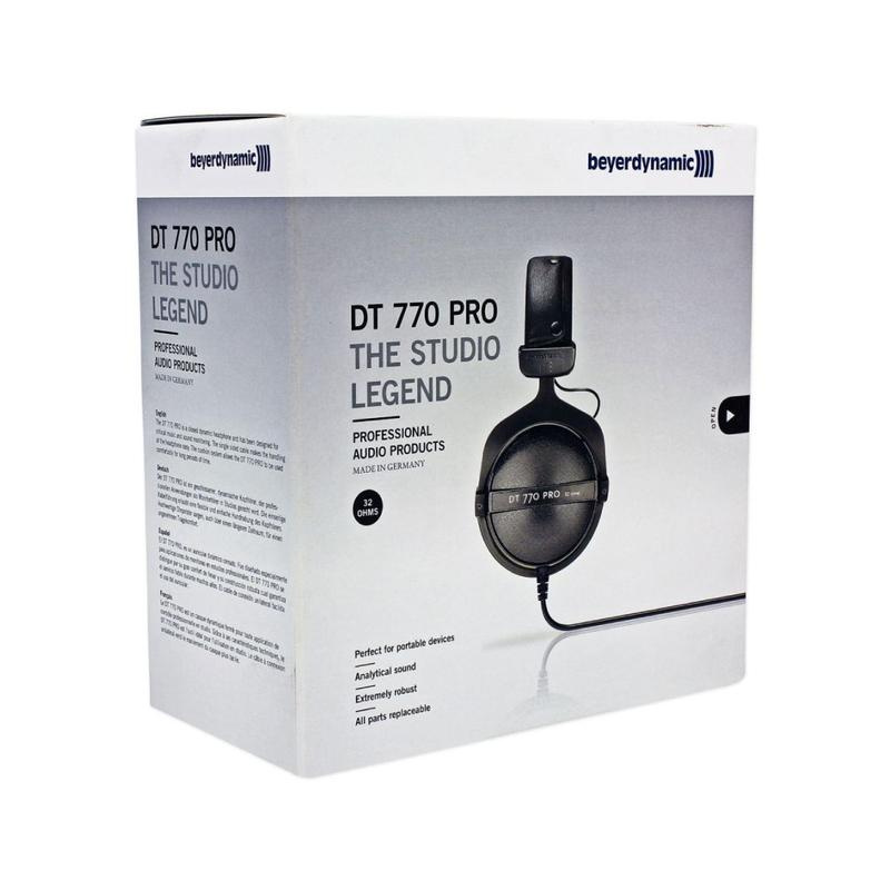 Beyerdynamic DT 770 PRO, sluten hörlur 250 Ohm
