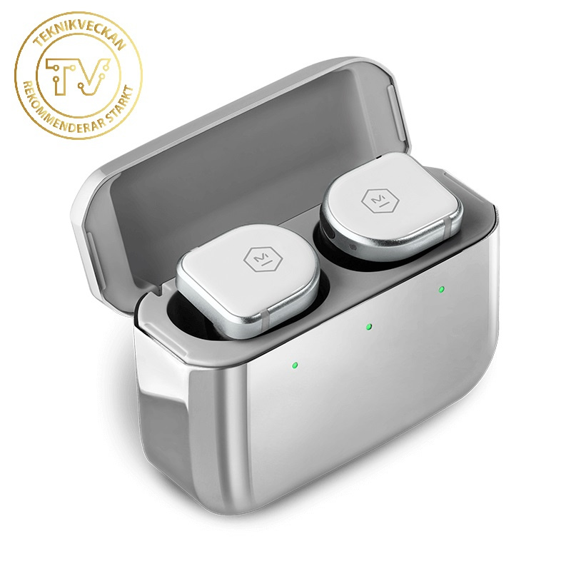 Master & Dynamic MW08 True Wireless In-Ear hörlurar, vit