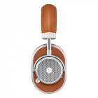 Master & Dynamic MW65 Over-Ear hörlurar med brusreducering, Silver/brun