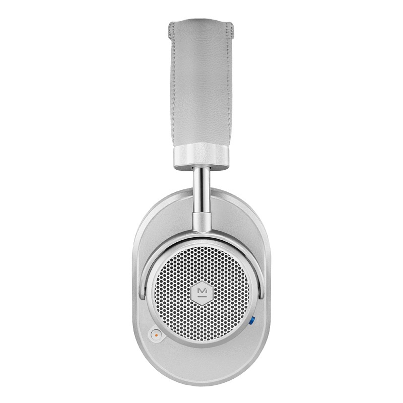 Master & Dynamic MW65 Over-Ear hörlurar med brusreducering, Silver/grå