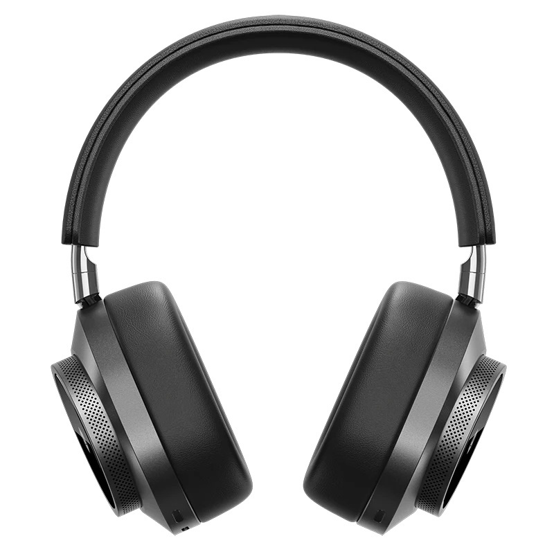 Master & Dynamic MW75 Over-Ear hörlurar med brusreducering, Gunmetal/svart läder