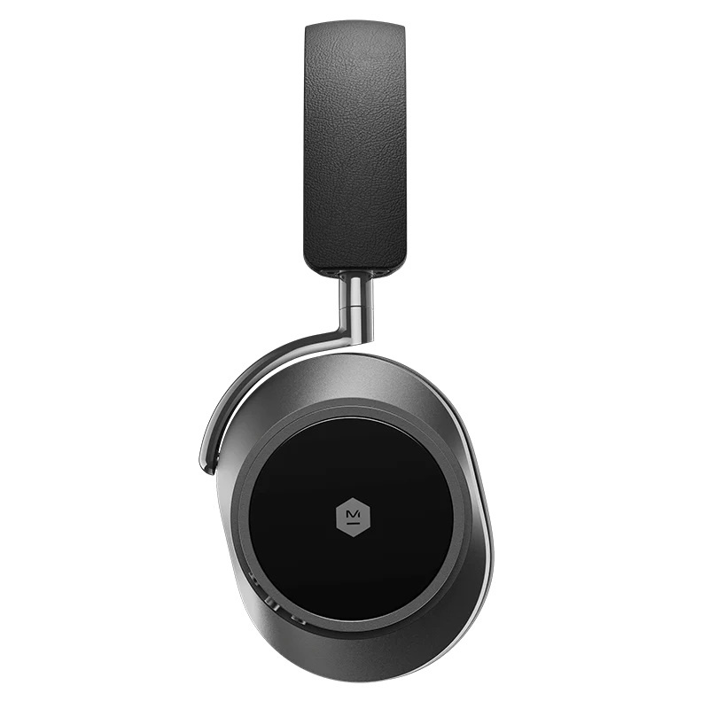 Master & Dynamic MW75 Over-Ear hörlurar med brusreducering, Gunmetal/svart läder