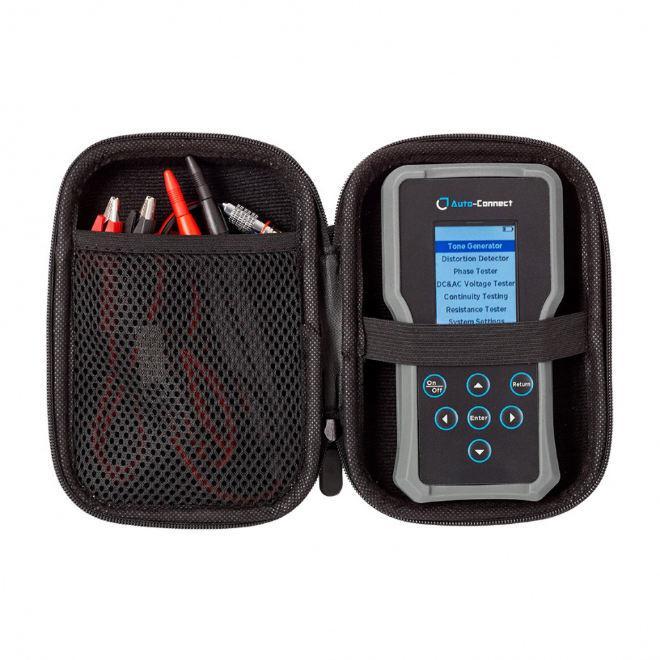 Auto-Connect MFAST, test- och mätverktyg av kablar och ljudsystem