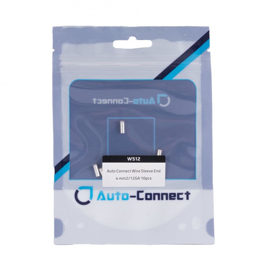 Auto-Connect WS12 kabelhylsor för 4 mm² kabel, 10-pack