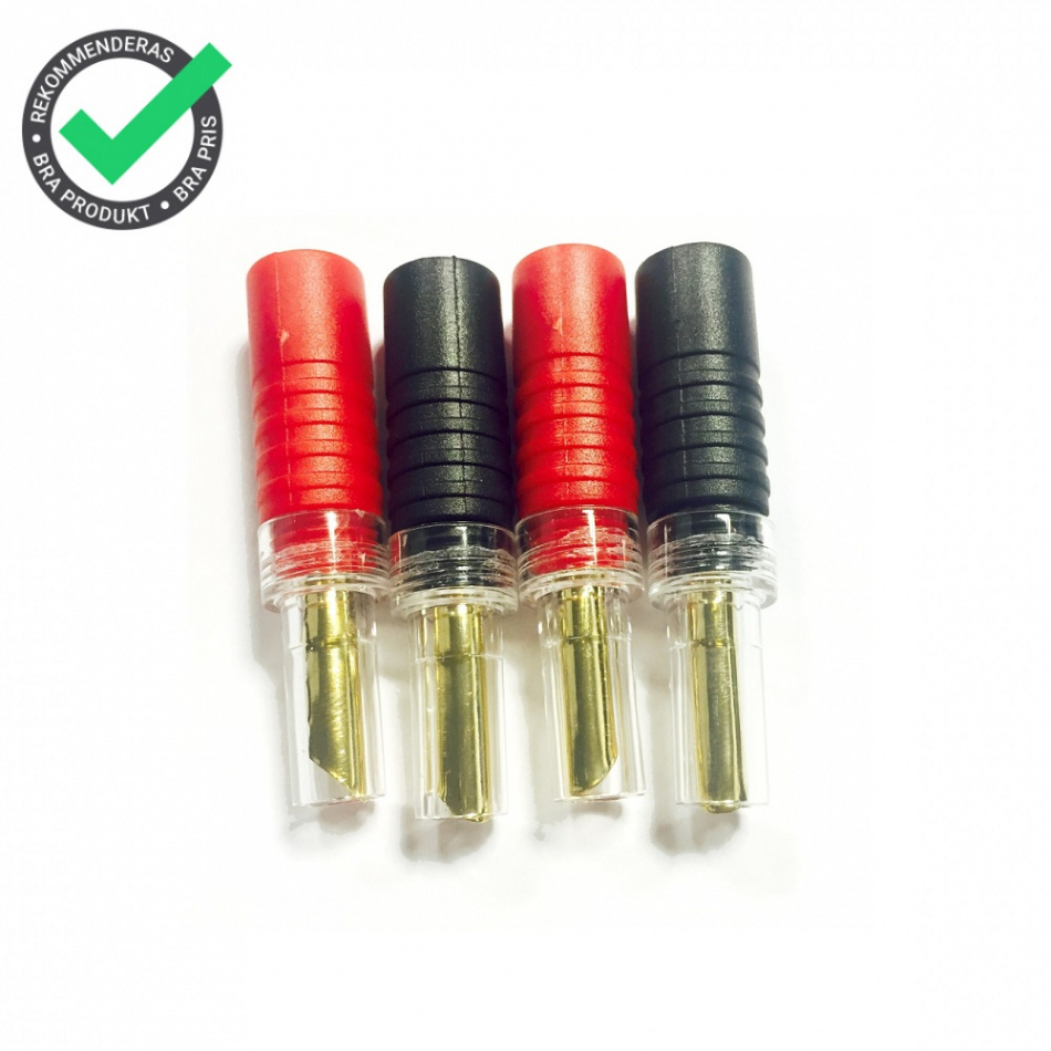 System One Banankontakter med BFA-rör, 4-pack