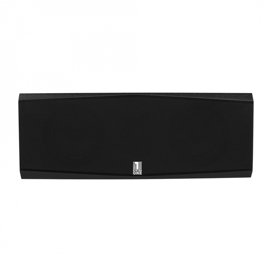 System One C25B centerhögtalare, svart