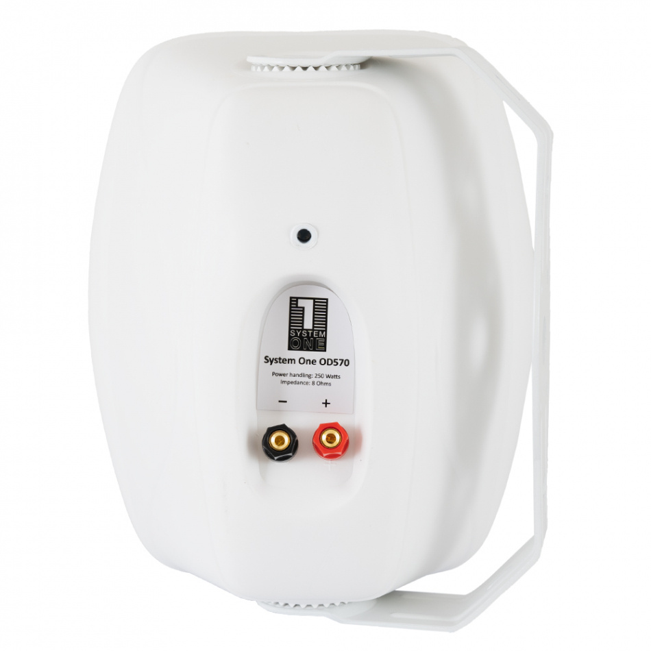 System One OD570 utomhushögtalare, vitt par