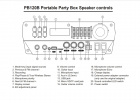 System One PartyBox 120 partyhgtalare med Bluetooth & karaoke