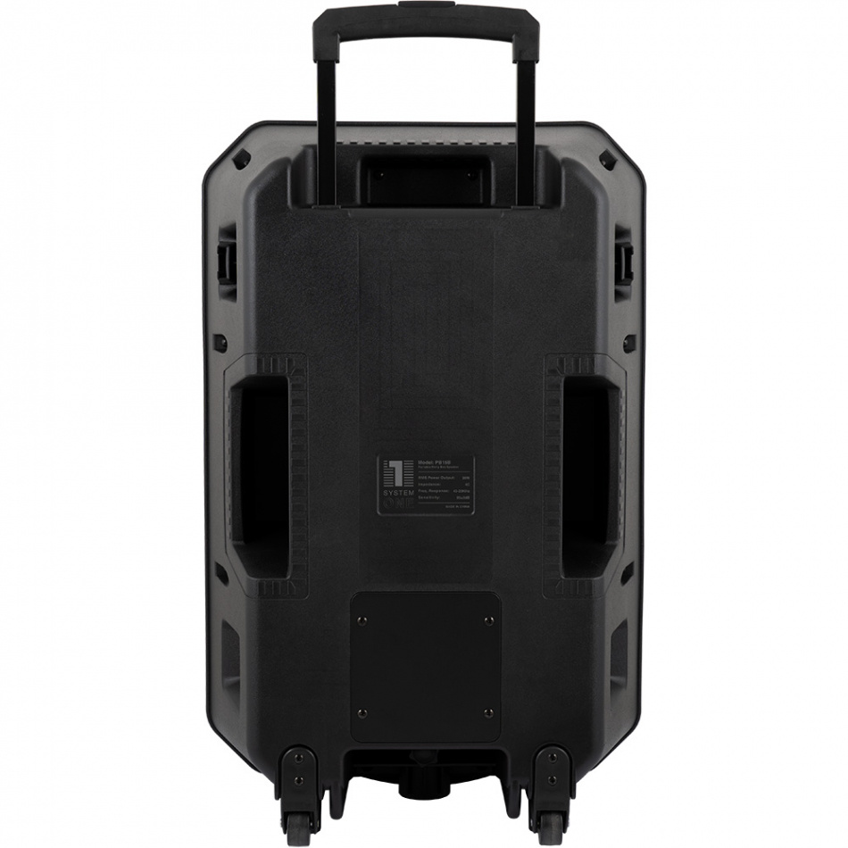 System One Partybox 15 högtalare med Bluetooth & karaoke